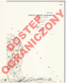 Powiat Ostrów Mazowiecka : województwo warszawskie : skala 1:25 000