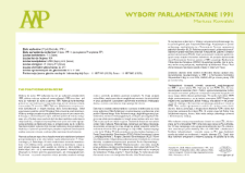 Wybory parlamentarne 1991