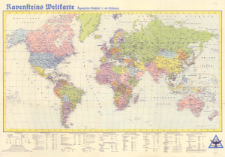 Ravensteins Welt-karte : 1:40 Mill