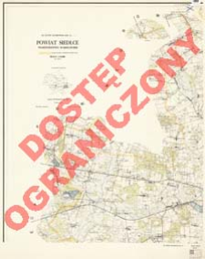 Powiat Siedlce : wojew&oacute;dztwo warszawskie : skala 1:25 000