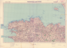 Der Kanal 1:250 000. Blatt Nr. 4, Zusammendruck Lannion - Rennes