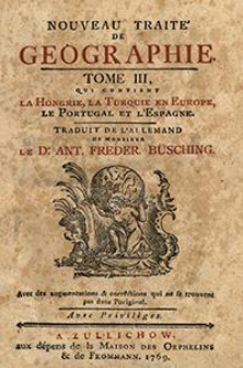 Nouveau Trait&eacute; De G&eacute;ographie. T. 3, Qui Contient La Hongrie, La Turquie en Europe, Le Portugal et L'Espagne