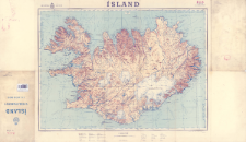 &Iacute;sland : yfirlitskort 1:1 000 000