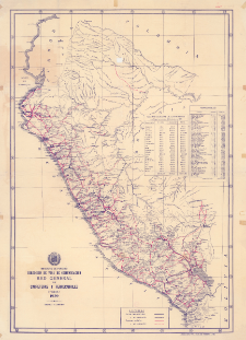 Red general de carreteras y ferrocarriles Peru : escala: 1:2.000,000