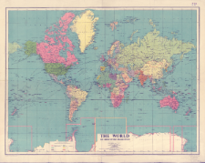 The World on Mercator's Projection