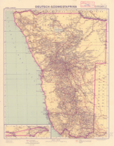 Afrika 1:2 000 000. Deutsch-S&uuml;dwestafrika