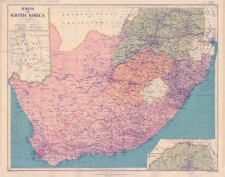 Union of South Africa : scale 1:2,500,000 (40 miles = 1 inch)