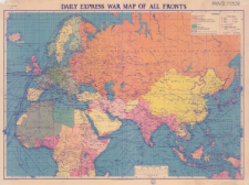 Daily Express war map of all fronts : a Daily Express production