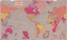 New war map of the world : 1942