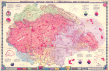 Magyarország néprajzi térképe = Ethnographical map of Hungary
