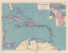 West Indies : scale 1:5,000,000 (80 miles = 1 inch)