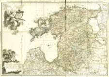 Liefland oder die beyden Herzogth&uuml;mer und General Gouvernementer Lief und Ehstland nebst der Provinz Oesel : Zusammengetragen nach geometrischen Vermessungen, genauer Kentnis der Gegenden, und nach denen neuesten astronomischen Beobachtungen = La Livonie ou les deux Duch&eacute;s et Gouvernements de Livonie et d'Esthonie avec la Province d'Oesel : Composee d'aprees guantite d'Arpentages, des dimensions prises sur les lieux m&ecirc;me, et les dernieres observations astronomiques