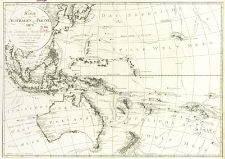 Karte von Australien oder Polynesien nach den Zeichnungen, Reisebeschreibungen und Tagebücher der vorzüglichsten Seefahrer bis 1789 entworffen im Jahr 1792