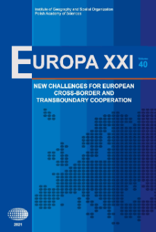Europa XXI 40 (2021), Contents