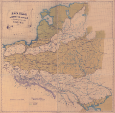 Mapa Polski w dawnych jej granicach : wydana dla użytku szkół