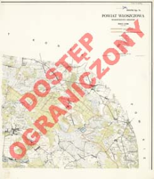 Powiat Włoszczowa : wojew&oacute;dztwo kieleckie : skala 1:25 000