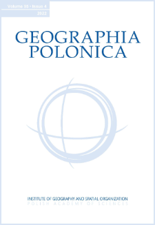 Geographia Polonica Vol. 95 No. 4 (2022), Contents