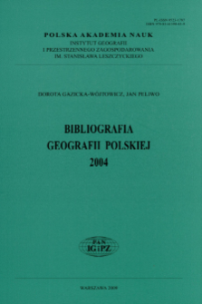 Bibliografia Geografii Polskiej 2004