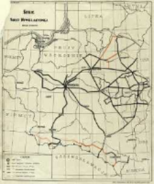 Szkic sieci niwelacyjnej : skala 1:3 000 000