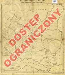 Rzeczpospolita Polska : podział administracyjny z dnia 1 kwietnia 1938 roku