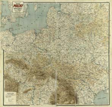 Mapa Polski i krajów ościennych