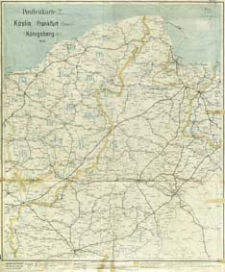 Postleitkarte. 2, K&ouml;slin, (Frankfurt [Oder]), K&ouml;nigsberg [Pr.])