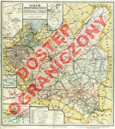 Mapa linij komunikacyjnych : kolejowych, lotniczych, samochodowych i wodnych w Polsce i na obszarze W. M. Gdańska : według stanu z dnia 1 lipca 1934 r.