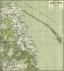 Mapa Polskiego wybrzeża