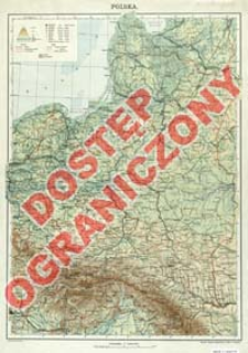 Polska : [mapa ogólnogeograficzna]