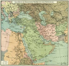 Gea-Karte des Osmanischen Reiches und seiner Nachbarländer