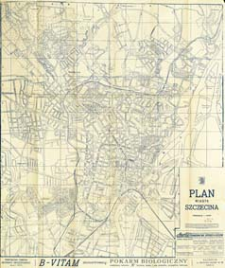 Plan miasta Szczecina.