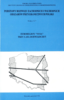Euroregion "Nysa" : trzy lata doświadczeń