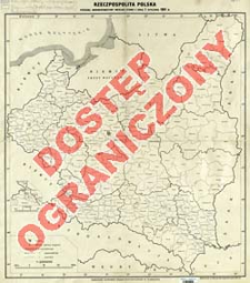 Rzeczpospolita Polska : podział administracyjny według stanu z dnia 1 stycznia 1931 R.