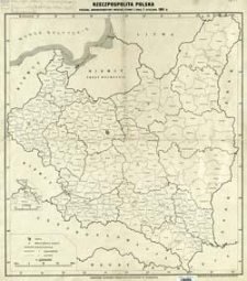 Rzeczpospolita Polska : podział administracyjny według stanu z dnia 1 stycznia 1931 R.