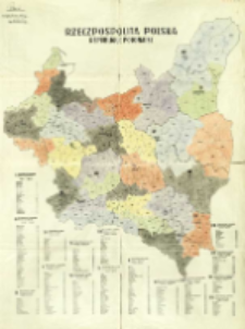 Rzeczpospolita Polska : [mapa administracyjna] = Republique Polonaise