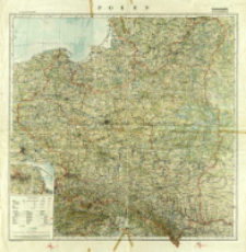 Polen : [mapa ogólnogeograficzna]