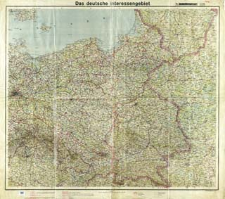 Das deutsche Interessengebiet [mapa polityczno-administracyjna]