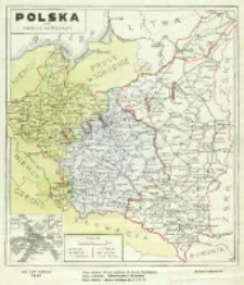 Polska oraz okolice Warszawy : [mapa]