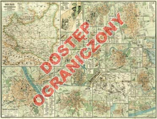 Pierwsza poglądowa mapa Polski z podziałem na wojew&oacute;dztwa i powiaty : z planami miast wojewodzkich oraz przeglądem przemysłu g&oacute;rniczo-hutniczego
