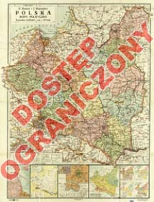 Polska : mapa polityczna