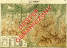 Tatry Polskie : mapa środkowej części Tatr