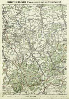 Cieszyn i Zaolzie (Mapa samochodowa i turystyczna)