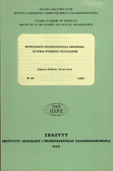 Monografia hydrologiczna zbiornika stopnia wodnego Włocławek = Hydrological monograph of Włocławek reservoir