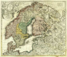 Scandinavia complectens Sueciæ, Daniæ & Norvegiæ Regna ex Tabulis