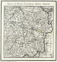 Karte der Kreise Hohensalza, Strelno, Mogilno