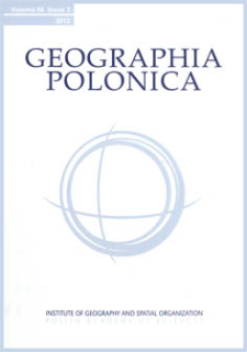 Geographia Polonica Vol. 86 No. 3 (2013) Contents