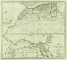 Charte der Nordk&uuml;ste Africas oder die Staaten Maroccos, Fes, Algier, Tunis, Tripoli und &AElig;gypten