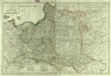 Carte de l'ancien Royaume de Pologne : partagé entre La Russie, La Prusse et L-Autriche par les Traités successifs de 1772. 1793 et 1795 contenant aussi Le Royaume de Prusse