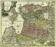 Livoni&aelig; et Curlandi&aelig; Ducatus cum Insulis Adjacentib. Mappa Geographica