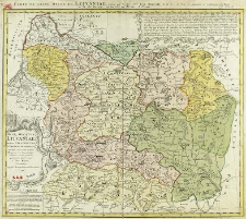 Magni Ducatus Litvaniae in suos Palatinatus et Districtus Divisus